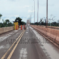 Agesul instalar&aacute; estrutura met&aacute;lica para travessia provis&oacute;ria de ve&iacute;culos durante obras de recupera&ccedil;&atilde;o na ponte da BR-262