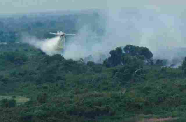 Com inc&ecirc;ndio extinto no Pantanal de MS, bombeiros fazem monitoramento na Serra do Amolar
