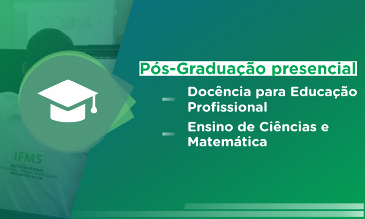 IFMS recebe matr&iacute;culas para cursos de especializa&ccedil;&atilde;o at&eacute; dia 20