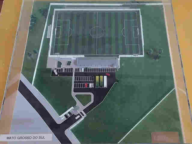 Obra do Centro de Desenvolvimento de Futebol teve in&iacute;cio em Campo Grande 