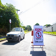 Prefeitura implanta bin&aacute;rio nas ruas Minas Gerais e Paran&aacute;, no bairro Cristo Redentor 