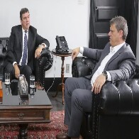 Riedel e Tarc&iacute;sio se encontram em SP para tratar de avan&ccedil;os em infraestrutura e log&iacute;stica