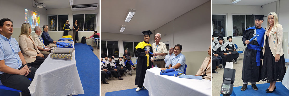 Qualifica forma 102 alunos nos cursos técnicos de Eletrotécnica, Eletromecânica, Mecânica Industrial e Mineração