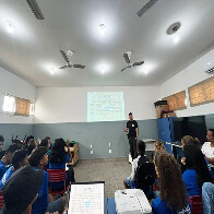 Pol&iacute;cia Civil realiza palestra educativa sobre bullying e cyberbullying em Lad&aacute;rio