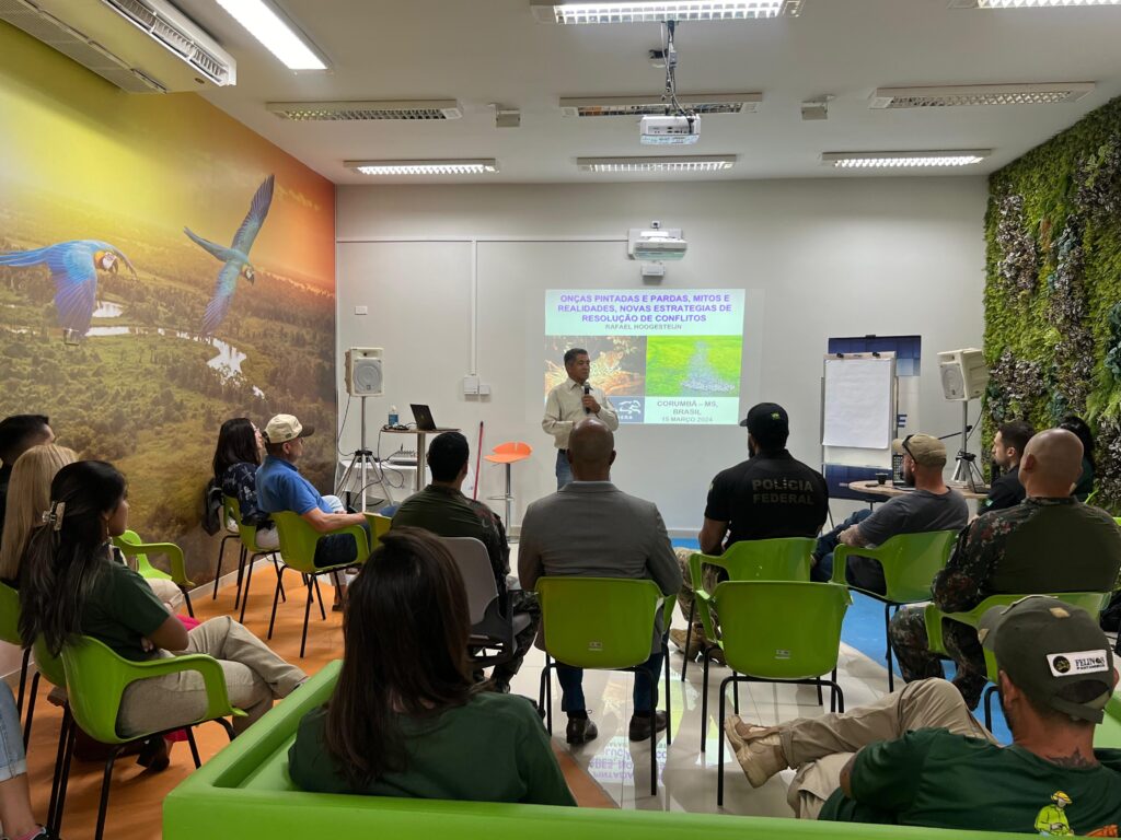 Semin&aacute;rio promovido pelo IHP discute a&ccedil;&otilde;es para mitigar amea&ccedil;as a grandes felinos no Pantanal