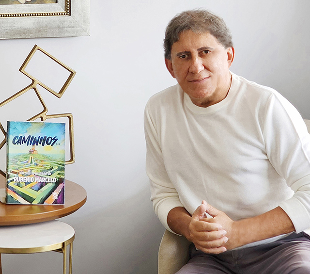 Membro da ASL Rubenio Marcelo lança novo livro de poemas “Caminhos...”