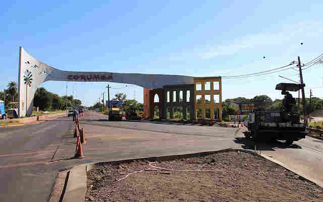 Obras na estrutura do tr&acirc;nsito v&atilde;o garantir passagem pelo Portal na chegada a Corumb&aacute;