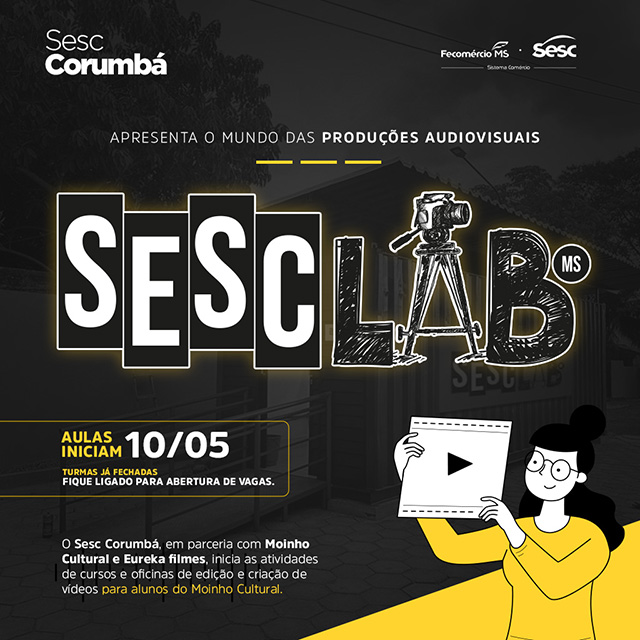 Em parceria com o Sesc e Eureka, jovens do Moinho Cultural recebem capacita&ccedil;&atilde;o na &aacute;rea de audiovisual