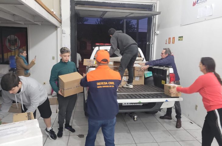 Com atua&ccedil;&atilde;o de equipes dos Bombeiros, PM e Defesa Civil, MS continua a apoiar o Rio Grande do Sul