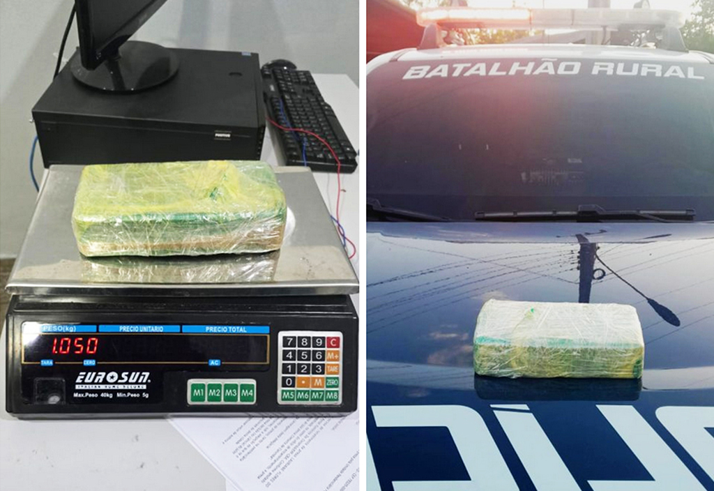 Mulher com 1,05 kg de pasta base escondido no corpo foi detida no Buraco das Piranhas
