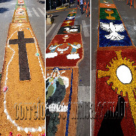 Confec&ccedil;&atilde;o dos tapetes de Corpus Christi, tradi&ccedil;&atilde;o que une a arte e f&eacute; dos Cat&oacute;licos nas ruas de Corumb&aacute;