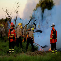 Treinamento de combate ao fogo qualifica novos soldados dos Bombeiros para atuar em inc&ecirc;ndios florestais