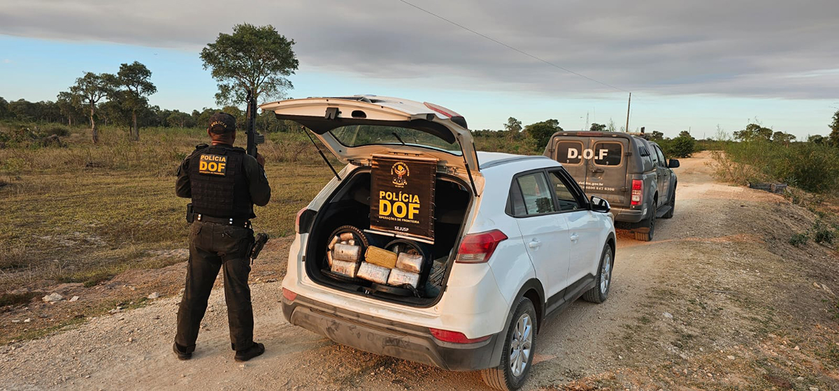 Adolescente é apreendido pelo DOF com maconha, skank e haxixe em Corumbá