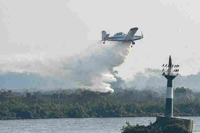 Por terra, rio e ar: Governo de MS mobiliza v&aacute;rias frentes no Pantanal em a&ccedil;&otilde;es contra o fogo