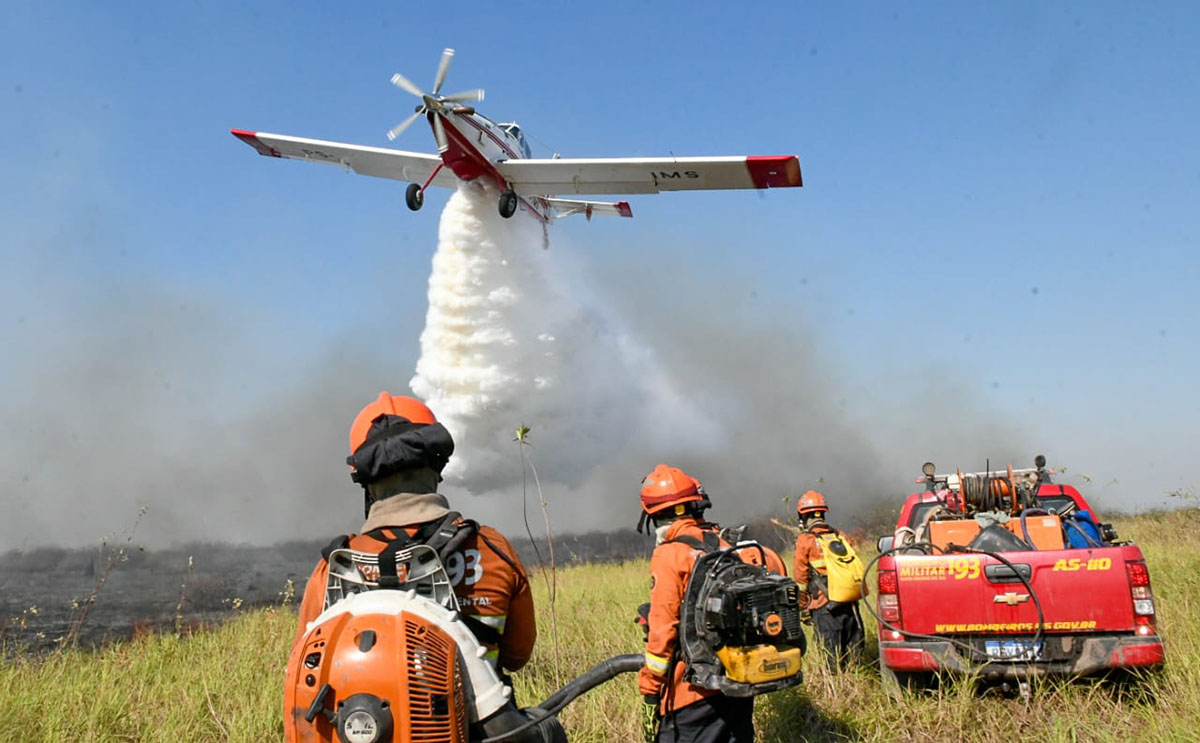 Pantaneiros elogiam ação coordenada contra o fogo e destacam bombeiros: ‘sem eles, seria derrota na certa’