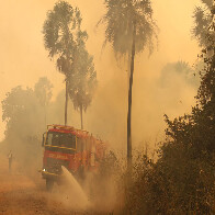 Opera&ccedil;&atilde;o Pantanal: bombeiros de MS lutam para conter grandes chamas na regi&atilde;o do Nabileque