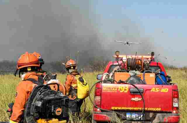 Trabalho intenso e coordenado dos Bombeiros e parceiros reduz focos de inc&ecirc;ndios no Pantanal