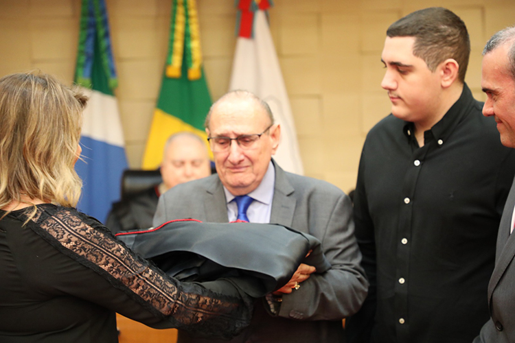 Desembargador Paschoal Carmello Leandro é homenageado pelo Pleno por sua aposentadoria
