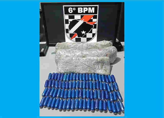 Pol&iacute;cia Militar coordena pris&atilde;o e apreens&atilde;o de drogas em opera&ccedil;&atilde;o no posto fiscal Lampi&atilde;o aAeso
