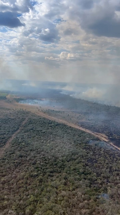 Pantanal tem situa&ccedil;&atilde;o clim&aacute;tica severa que intensifica inc&ecirc;ndios florestais e oito focos com a&ccedil;&otilde;es de combate