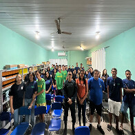 PMMS em Lad&aacute;rio Promove Palestra Educativa sobre Viol&ecirc;ncia Dom&eacute;stica na Escola Leme do Prado
