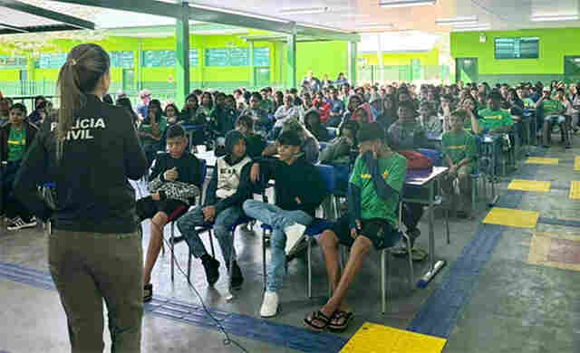 Pol&iacute;cia Civil inicia Segunda Frente do Plano de A&ccedil;&otilde;es em Corumb&aacute;: Projeto &ldquo;Delegacia Vai &agrave;s Escolas&rdquo;