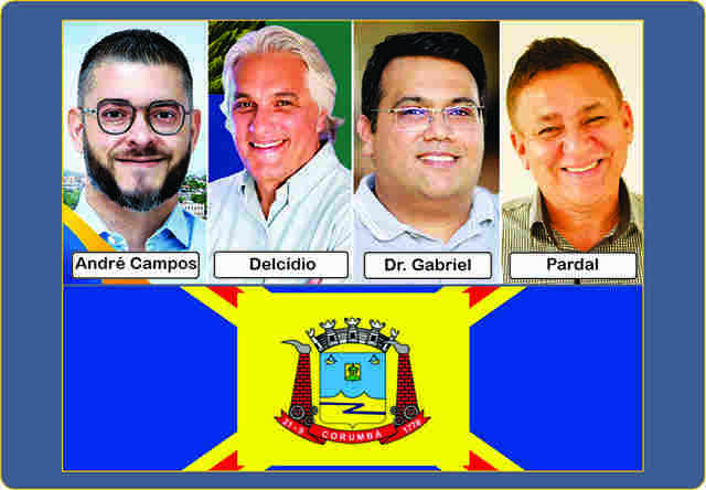 QUATRO CANDIDATURAS A PREFEITO S&Atilde;O REGISTRADAS EM CORUMB&Aacute;