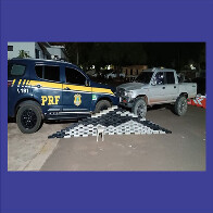 PRF apreende 145 Kg de coca&iacute;na em camionete que saiu de Corumb&aacute; 