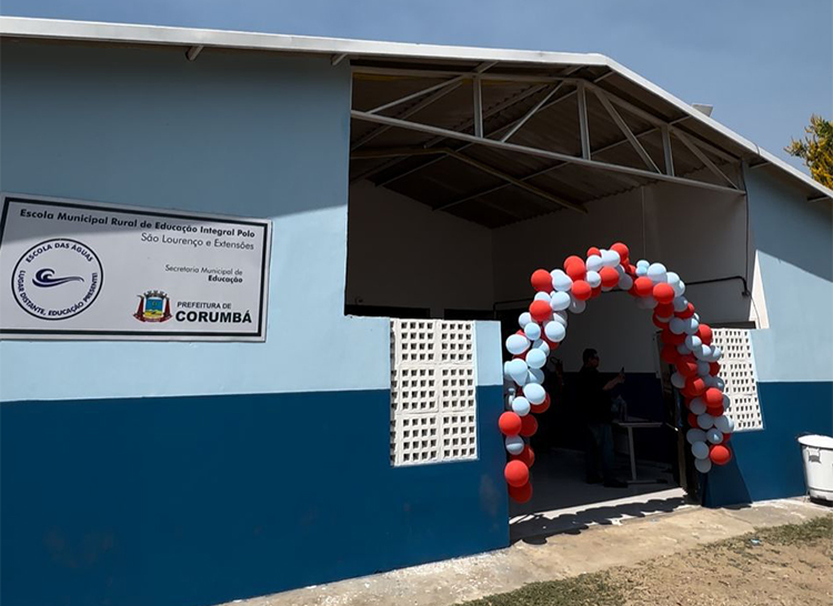 Prefeitura de Corumbá entrega escola construída no Aterro do Binega, no Alto Pantanal