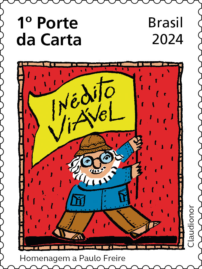 Paulo Freire &eacute; homenageado em selo e carimbo pelos Correios