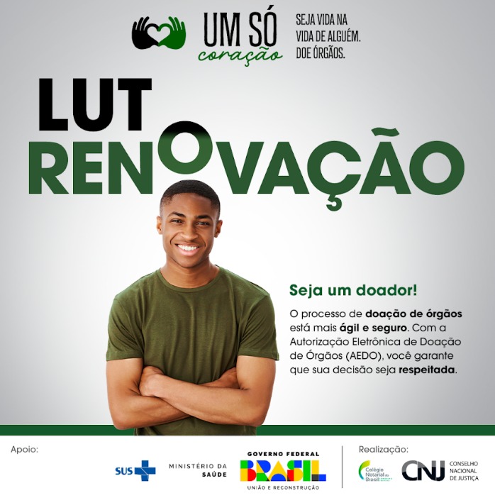 No dia Nacional da Doa&ccedil;&atilde;o de &Oacute;rg&atilde;os, Cart&oacute;rios de Notas do Mato Grosso do Sul totalizam mais de 140 AEDOs