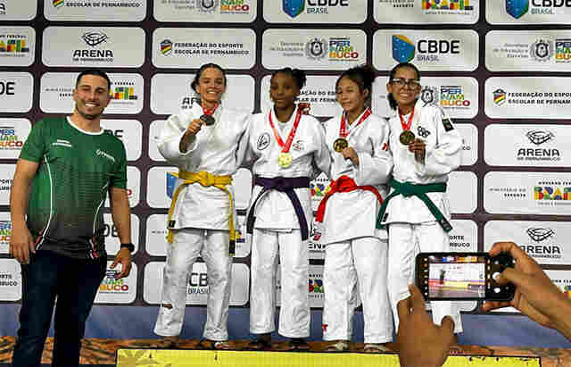 Judoca de Corumb&aacute; conquista medalha de bronze nos Jogos Escolares Brasileiros