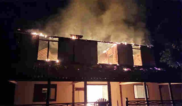 Sede de fazenda na regi&atilde;o da Nhecol&acirc;ndia fica destru&iacute;da por inc&ecirc;ndio
