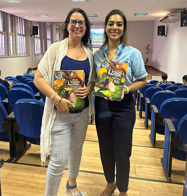 Lan&ccedil;amento e capacita&ccedil;&atilde;o do material do livro &ldquo;&Eacute; fogo! Pantanal&rdquo; aconteceu em Corumb&aacute;