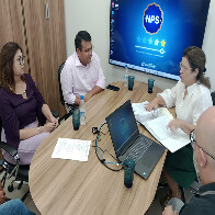 Doutor Gabriel e Bia Cavassa t&ecirc;m reuni&atilde;o com dire&ccedil;&atilde;o da Unicesumar Corumb&aacute;