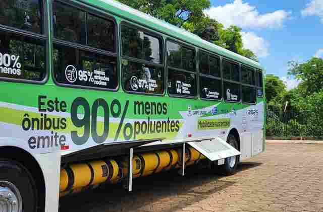 Governo do Estado firma parcerias e &ocirc;nibus movido 100% a GNV come&ccedil;a a ser testado em MS
