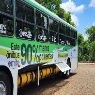 Governo do Estado firma parcerias e &ocirc;nibus movido 100% a GNV come&ccedil;a a ser testado em MS