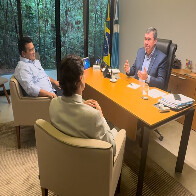 Em reuni&atilde;o com governador, Doutor Gabriel discute projetos e a&ccedil;&otilde;es para 2025
