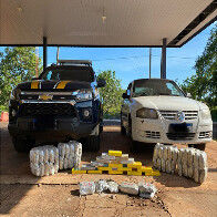 PRF apreende skunk e coca&iacute;na em ve&iacute;culo na BR-262, ap&oacute;s acessar uma estrada vicinal 