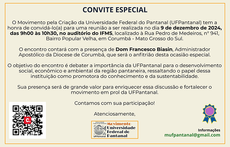 MOVIMENTO UFPANTANAL ENTREGA LEMBRAN&Ccedil;A A LULA; SEGUNDA FAZ REUNI&Atilde;O NO IFMS