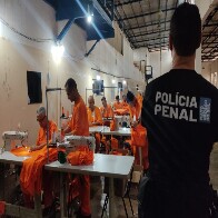 Governo de MS economiza R$ 1,1 milh&atilde;o com internos produzindo uniformes nos pres&iacute;dios