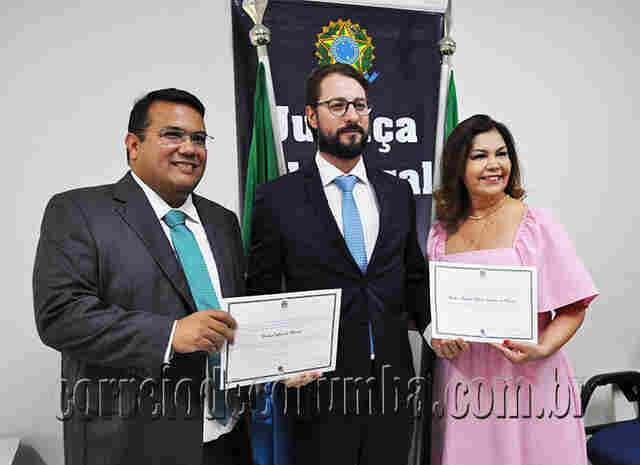 Prefeito eleito Dr. Gabriel, vice Bia Cavassa e vereadores s&atilde;o diplomados pela Justi&ccedil;a Eleitoral em Corumb&aacute;