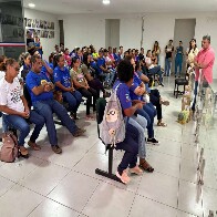 Agentes de sa&uacute;de e endemias de Lad&aacute;rio se re&uacute;nem com Chefe do Executivo Ladarense