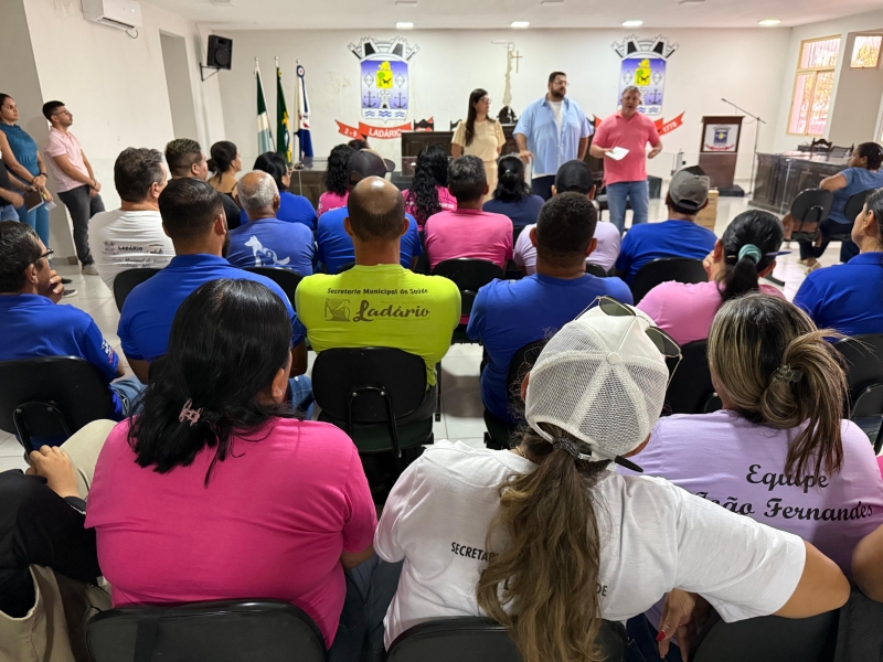 Agentes de saúde e endemias de Ladário se reúnem com Chefe do Executivo Ladarense