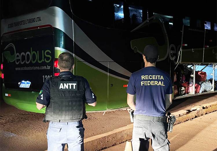 Receita Federal e órgãos parceiros realizam operação contra ilícitos no transporte rodoviário