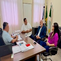 Reuni&atilde;o estrat&eacute;gica entre Prefeitura de Lad&aacute;rio e Superintend&ecirc;ncia Estadual do Minist&eacute;rio da Sa&uacute;de discute projetos para a Sa&uacute;de local