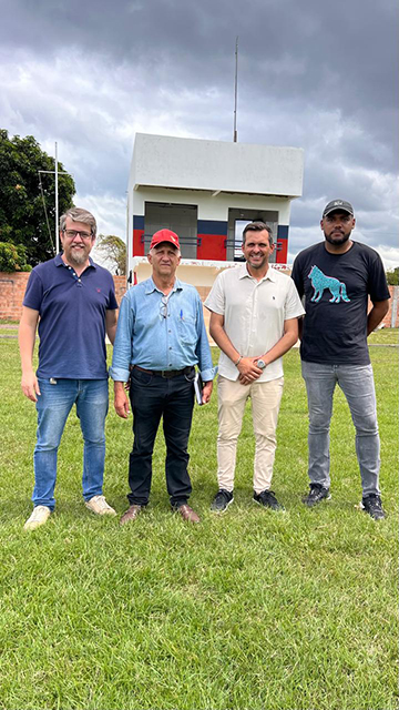 Est&aacute;dio Andr&eacute; Borges recebe laudos e Coxim est&aacute; apto a sediar jogos do Estadual 
