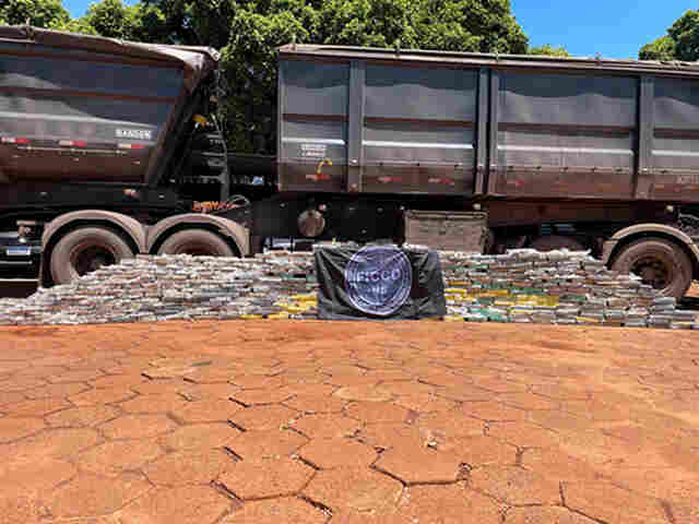 FICCO/MS apreende quase 400 kg de coca&iacute;na e prende suspeito na BR-262 em Campo Grande