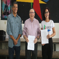 Cerim&ocirc;nia oficializa a ced&ecirc;ncia do pr&eacute;dio em que funciona o Moinho Cultural por mais 20 anos