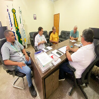 Prefeitura de Lad&aacute;rio e ENERGISA discutem projetos para a ilumina&ccedil;&atilde;o p&uacute;blica no Munic&iacute;pio